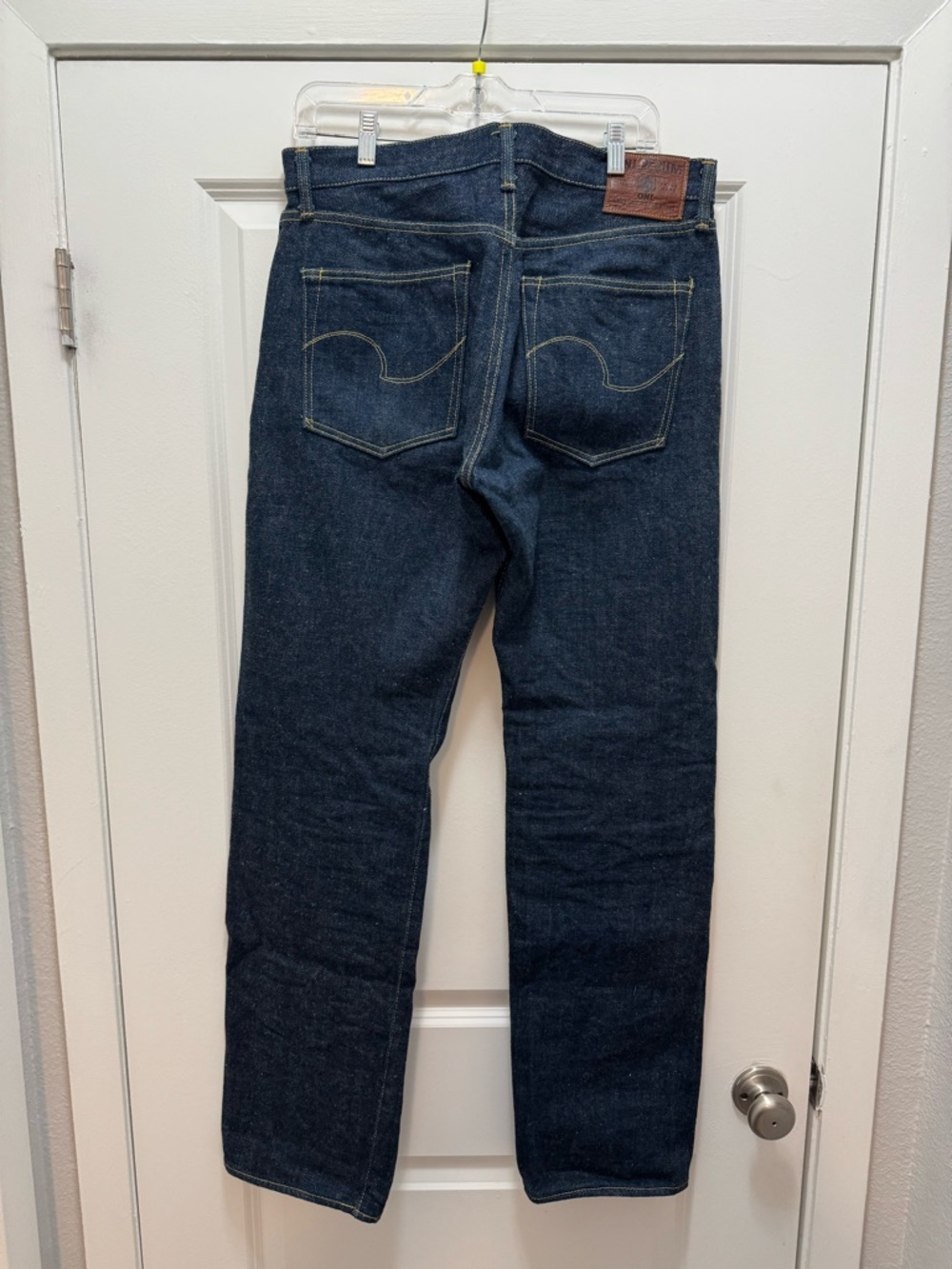 Oni Denim Jean 288 ZR-KAB Regular Straight  Selvedge Crashed Concrete Denim - Picture 12 of 13